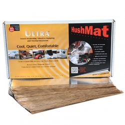 HushMat Sound and Thermal Material Bulk Kit 30 Each 12" x 23" Silver